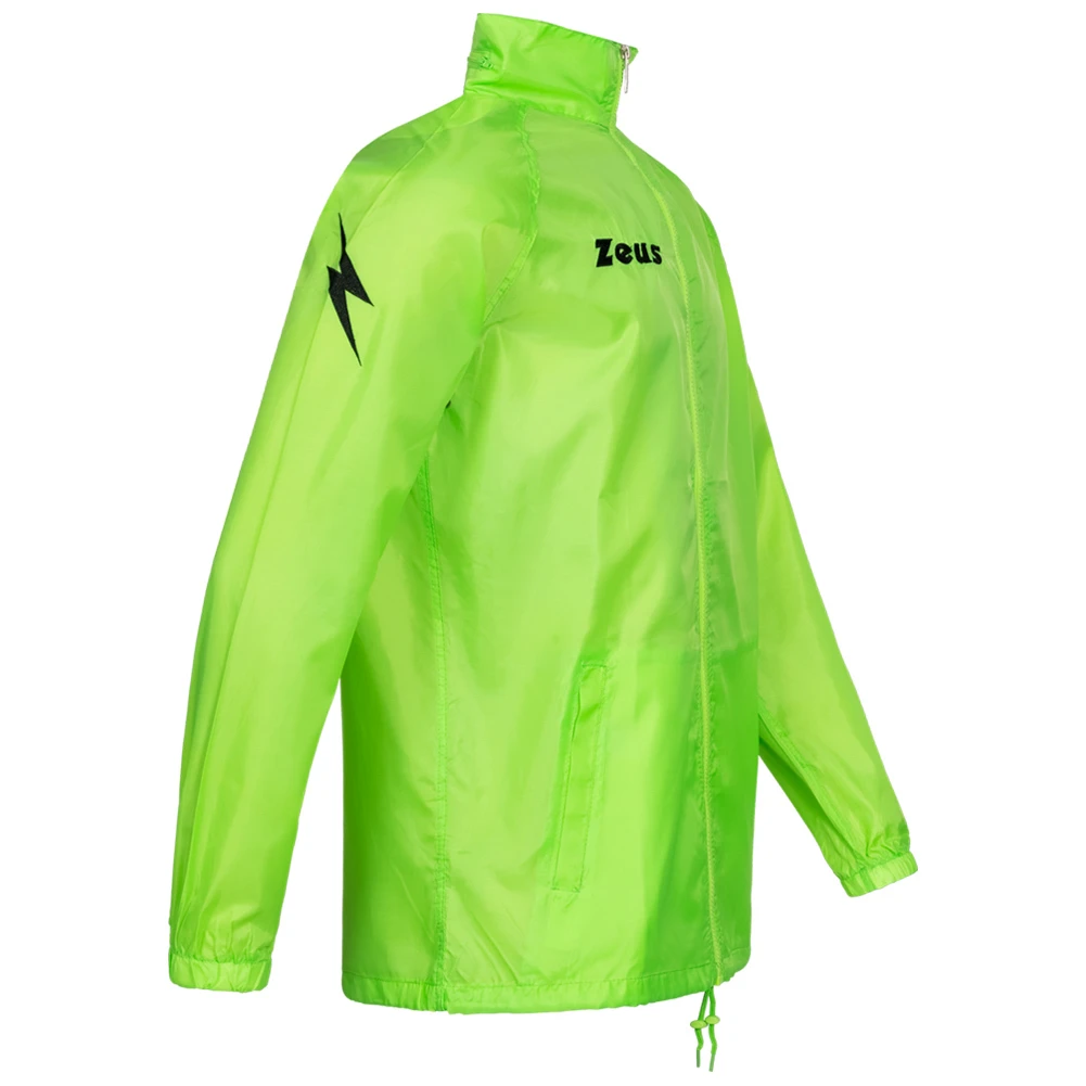 Zeus Giacca Da Pioggia Verde Neon 2 Zeus Giacca Da Pioggia Verde Neon - immagine 2