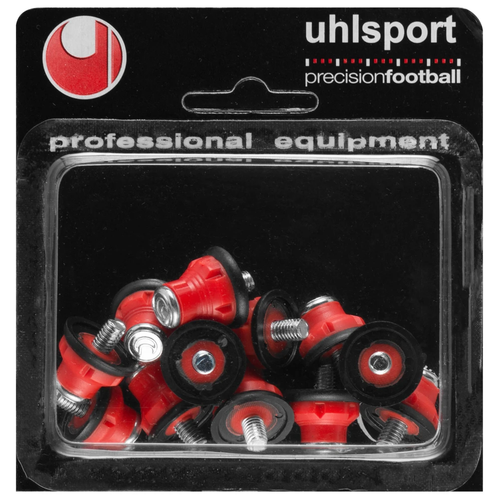 Uhlsport Tacchetti In Acciaio Nylon Set Da 12 1007018010200 Rosso 2 Uhlsport Tacchetti In Acciaio Nylon Set Da 12 1007018010200 Rosso - immagine 2