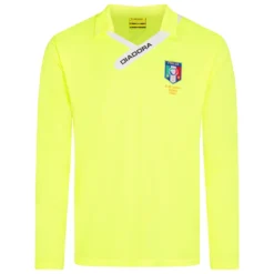 Italia AIA Diadora Uomo Maglia Da Arbitro A Maniche Lunghe Per L'allenamento 102.158819-97015