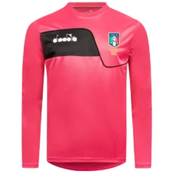 Italia AIA Diadora Uomo Maglia Da Arbitro A Maniche Lunghe Per L'allenamento 102.173021-50156