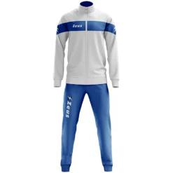 Zeus Tuta Apollo Uomo Completo Sportivo Bianco Blu