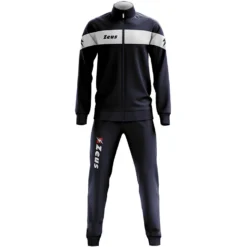 Zeus Tuta Apollo Uomo Completo Sportivo Navy Bianco