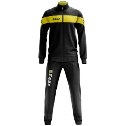 Zeus Tuta Apollo Uomo Completo Sportivo Nero Giallo