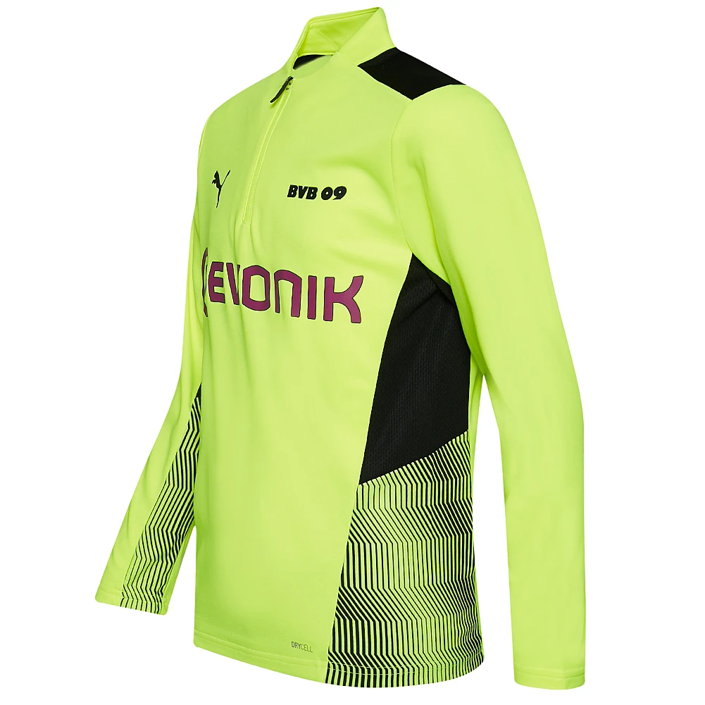 Borussia Dortmund BVB 09 PUMA 1/4 Zip Bambini Maglietta Per L'allenamento 759070-03 2 Borussia Dortmund BVB 09 PUMA 1/4 Zip Bambini Maglietta Per L'allenamento 759070-03 - immagine 2