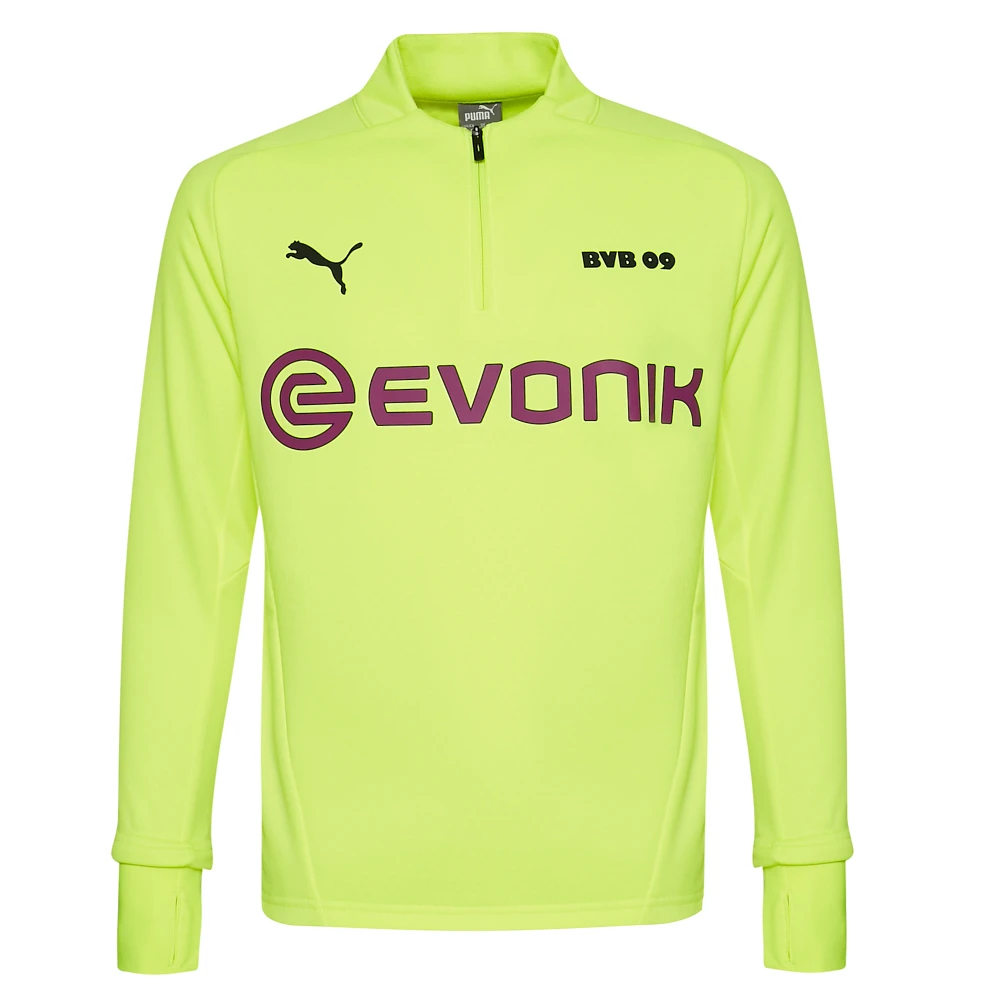 Borussia Dortmund BVB 09 PUMA 1/4 Zip Bambini Maglietta Per L'allenamento 759079-03 1 Borussia Dortmund BVB 09 PUMA 1/4 Zip Bambini Maglietta Per L'allenamento 759079-03