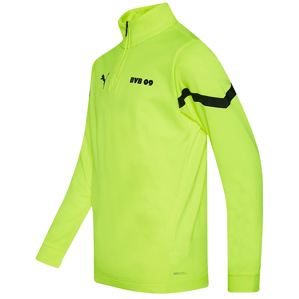 Borussia Dortmund BVB PUMA Prematch 1/4 Zip Bambini Felpa 764300-03 2 Borussia Dortmund BVB PUMA Prematch 1/4 Zip Bambini Felpa 764300-03 - immagine 2