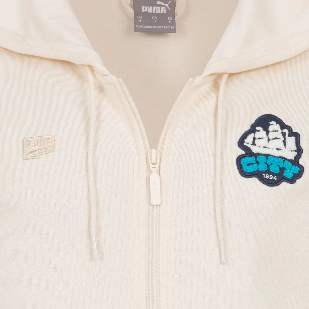 Manchester City PUMA FtblFeat Uomo Felpa Con Zip 764546-23 4 Manchester City PUMA FtblFeat Uomo Felpa Con Zip 764546-23 - immagine 4