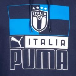 Italia FIGC PUMA FtblCore Uomo Felpa Con Cappuccio 767126-09 -Negozio al dettaglio Zeus 767126 09 4