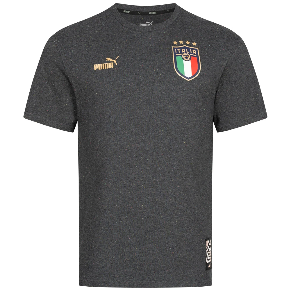 Italia FIGC PUMA FtblCulture Uomo Maglietta 767134-09 1 Italia FIGC PUMA FtblCulture Uomo Maglietta 767134-09