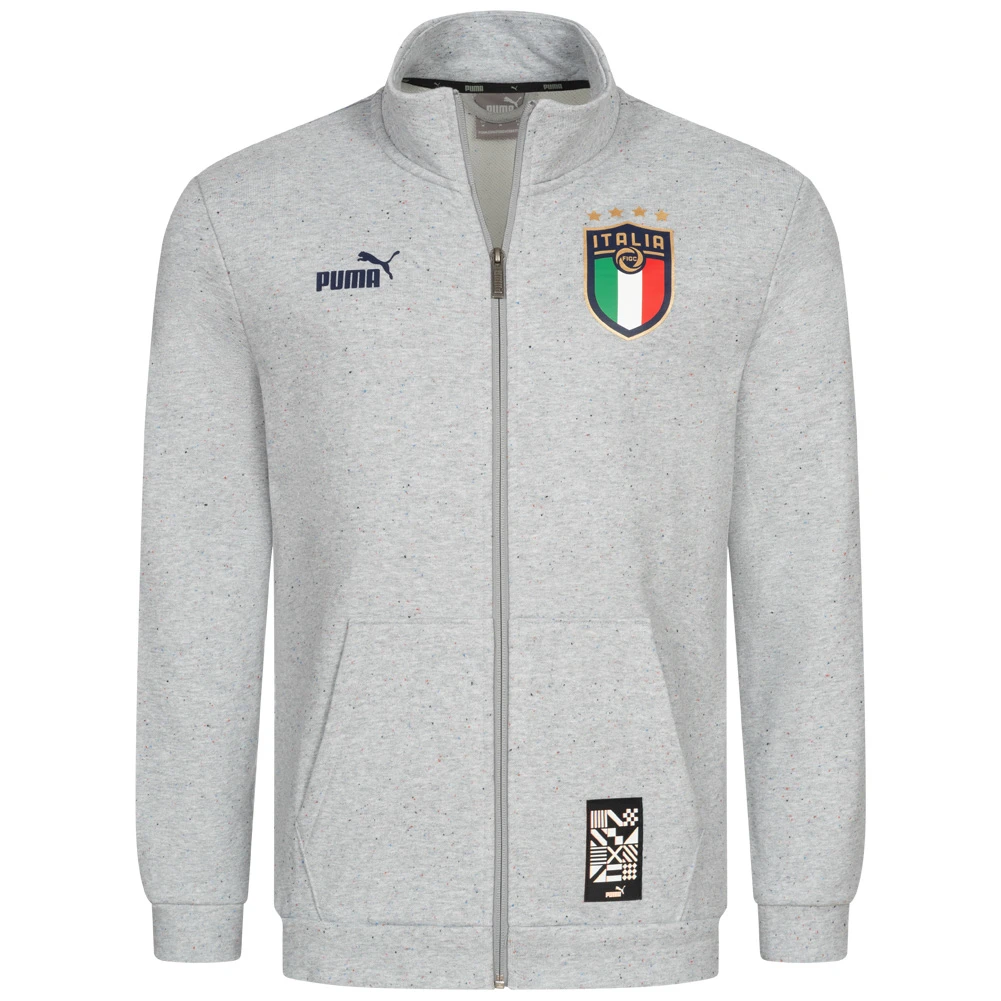 Italia FIGC PUMA FtblCulture Uomo Giacca 767137-16 1 Italia FIGC PUMA FtblCulture Uomo Giacca 767137-16