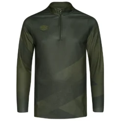 Umbro Riscaldamento Uomo Mezza Zip Maglietta 96947U-FWR