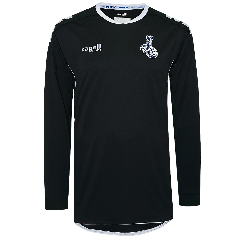 MSV Duisburg Capelli Sport Uomo Maglia Da Portiere AGA-2970MSV Nero-bianco 1 MSV Duisburg Capelli Sport Uomo Maglia Da Portiere AGA-2970MSV Nero-bianco