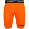 Zeus Bermuda Elastic Pro Uomo Leggings Sportivi Arancione Neon