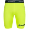 Zeus Bermuda Elastic Pro Uomo Leggings Sportivi Giallo Neon