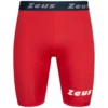 Zeus Bermuda Elastic Pro Uomo Leggings Sportivi Rosso