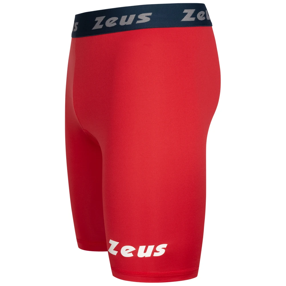 Zeus Bermuda Elastic Pro Uomo Leggings Sportivi Rosso 2 Zeus Bermuda Elastic Pro Uomo Leggings Sportivi Rosso - immagine 2