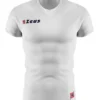 Zeus Fisiko Baselayer Maglietta Aderente A Maniche Corte Bianco