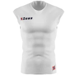 Zeus Fisiko Baselayer Maglia Smanicata Aderente Bianco