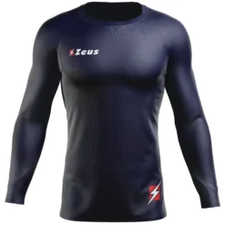Zeus Fisiko Baselayer Maglietta Aderente A Maniche Lunghe Blu Marino
