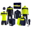 Zeus Apollo Set Da Calcio Box Teamwear Da 12 Pezzi Navy Neon Giallo