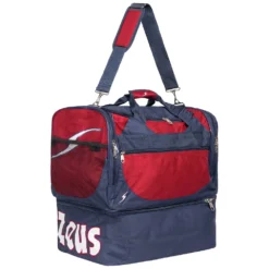 Zeus Borsa Delta Borsone Da Calcio Navy Rosso