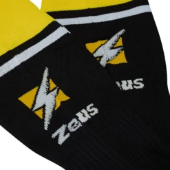 Zeus Calza United Calzettoni Da Calcio Giallo Nero -Negozio al dettaglio Zeus CALZA UNITED NERO GIALLO 3