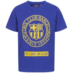FC Barcelona Emblem Bambini T-shirt Blu FCB-2-024