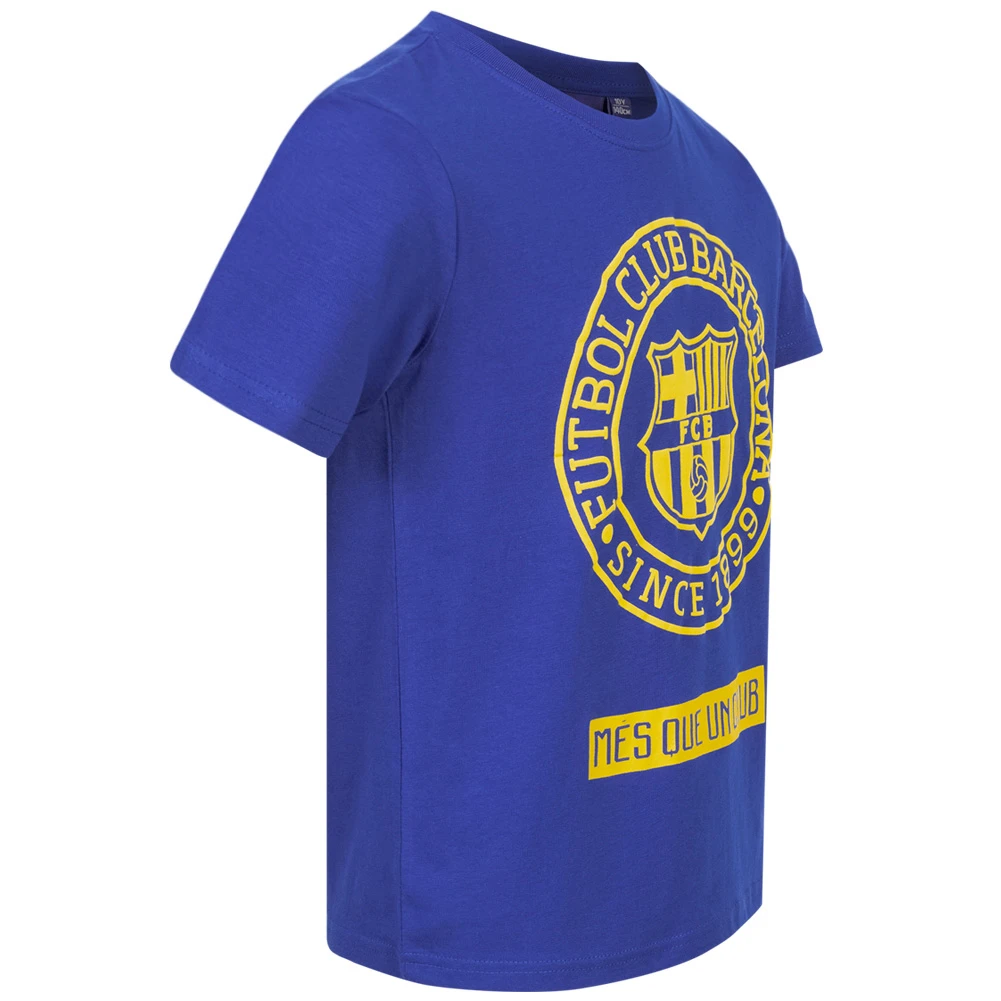 FC Barcelona Emblem Bambini T-shirt Blu FCB-2-024 2 FC Barcelona Emblem Bambini T-shirt Blu FCB-2-024 - immagine 2