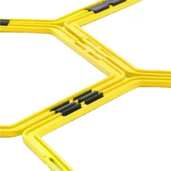 Zeus Anelli Esagonali Per L'agilità 10 Anelli -Negozio al dettaglio Zeus GIALLO FLUO ESAGONI 10 PZ 3