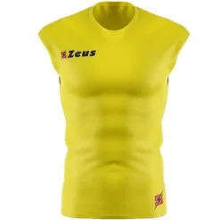 Zeus Fisiko Baselayer Maglia Smanicata Aderente Giallo