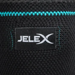 JELEX Knee Ginocchiera A Compressione Nero Blu -Negozio al dettaglio Zeus JLX 129 4