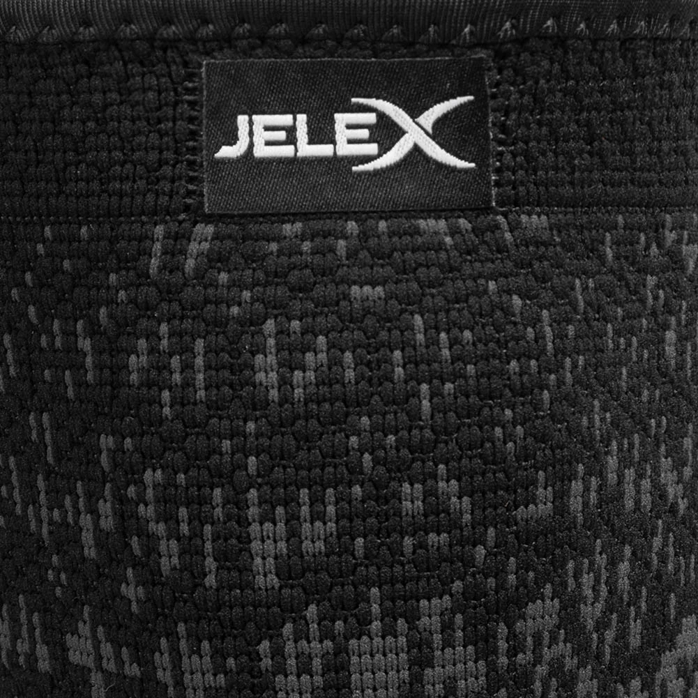 JELEX Elbow Fascia A Compressione Per Gomito Nero Grigio 4 JELEX Elbow Fascia A Compressione Per Gomito Nero Grigio - immagine 4