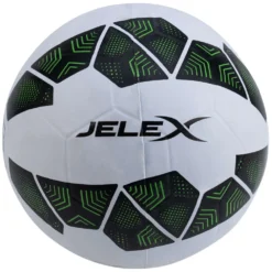 JELEX Bolzplatzheld Pallone Da Calcio In Gomma Bianco E Nero