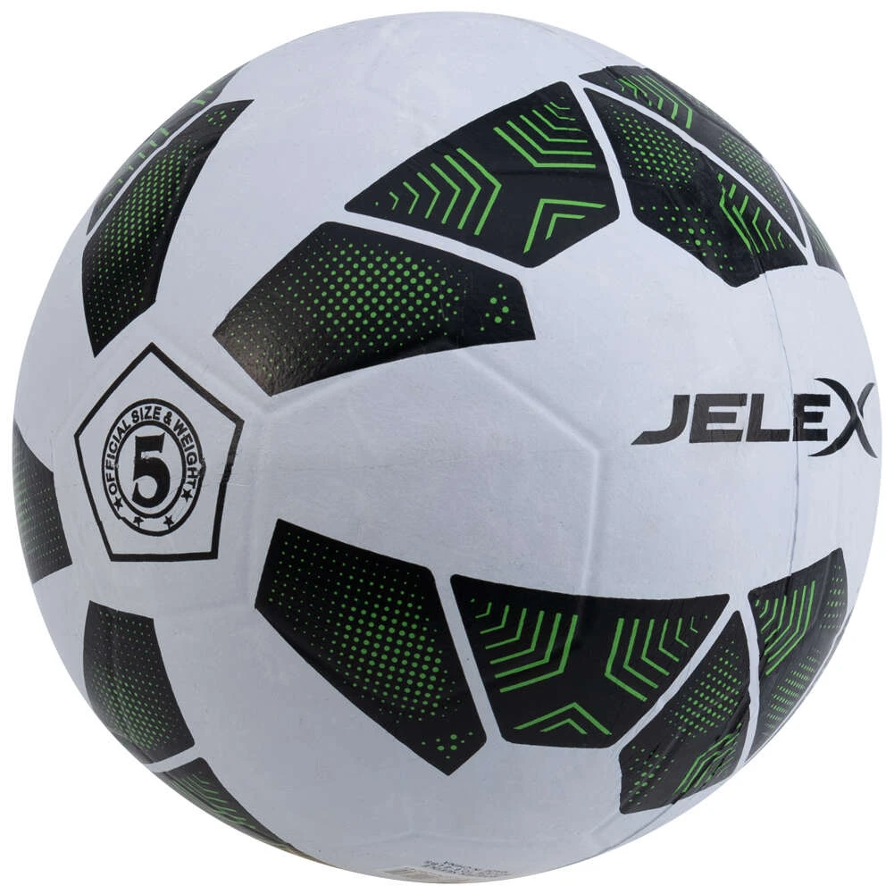 JELEX Bolzplatzheld Pallone Da Calcio In Gomma Bianco E Nero 2 JELEX Bolzplatzheld Pallone Da Calcio In Gomma Bianco E Nero - immagine 2