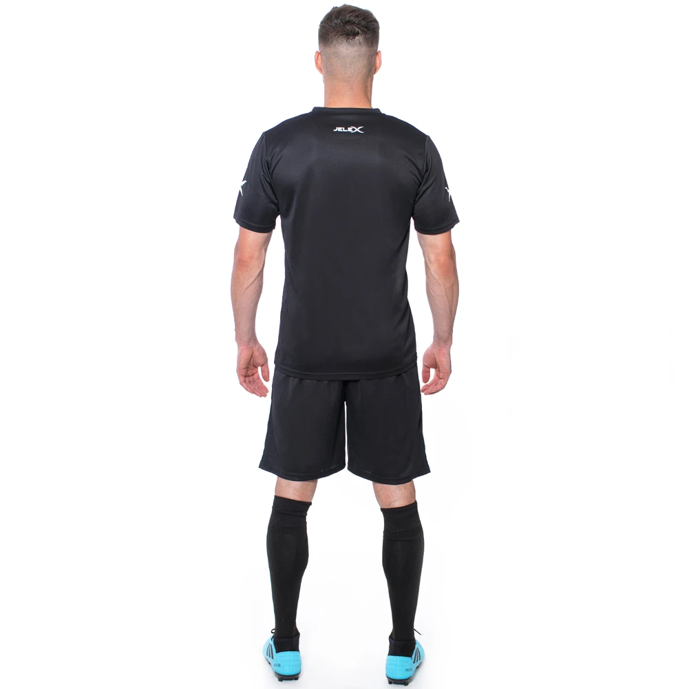 JELEX "Team 22" Divisa Da Calcio 2 Pezzi Nero 2 JELEX "Team 22" Divisa Da Calcio 2 Pezzi Nero - immagine 2
