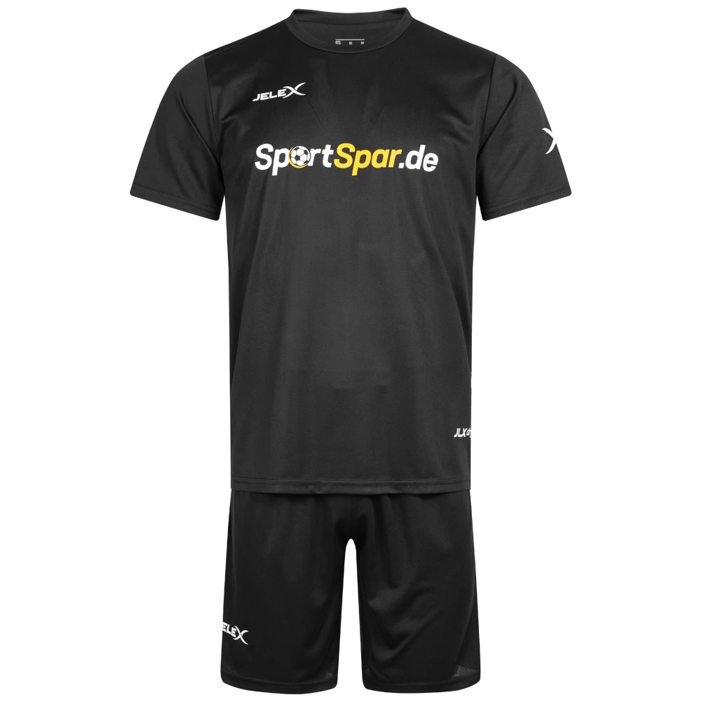 JELEX "Team 22" Divisa Da Calcio 2 Pezzi Nero 4 JELEX "Team 22" Divisa Da Calcio 2 Pezzi Nero - immagine 4