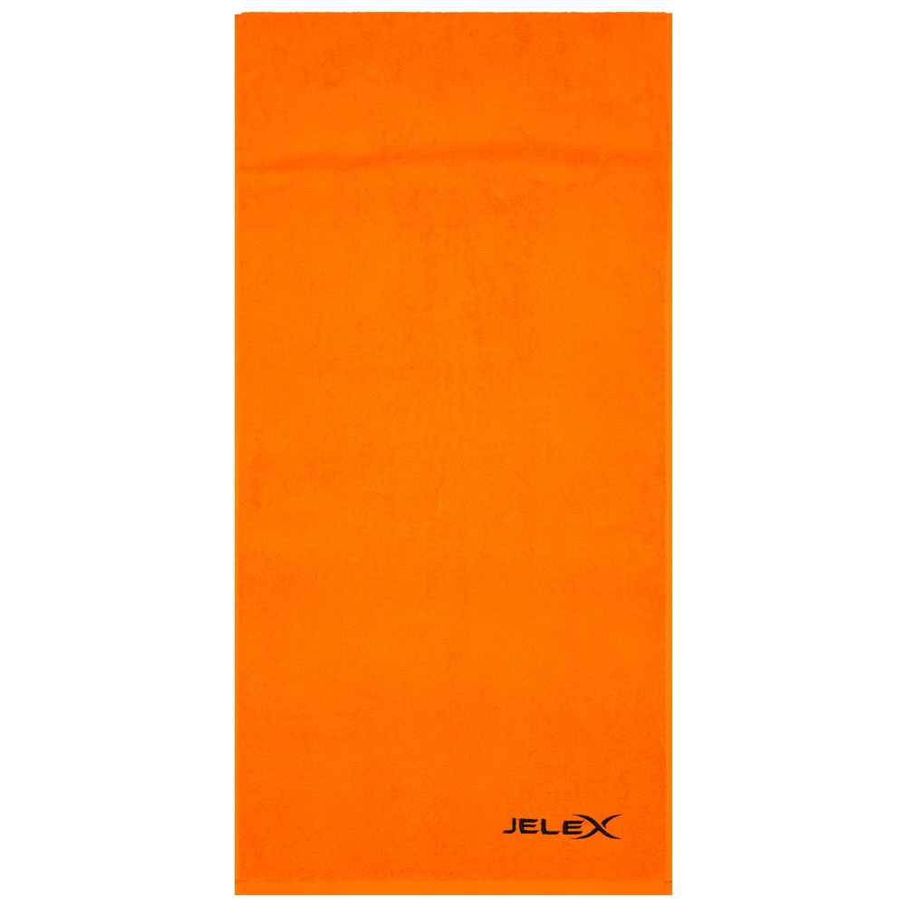 JELEX "100FIT" Asciugamano Da Palestra Con Tasca Arancione 1 JELEX "100FIT" Asciugamano Da Palestra Con Tasca Arancione