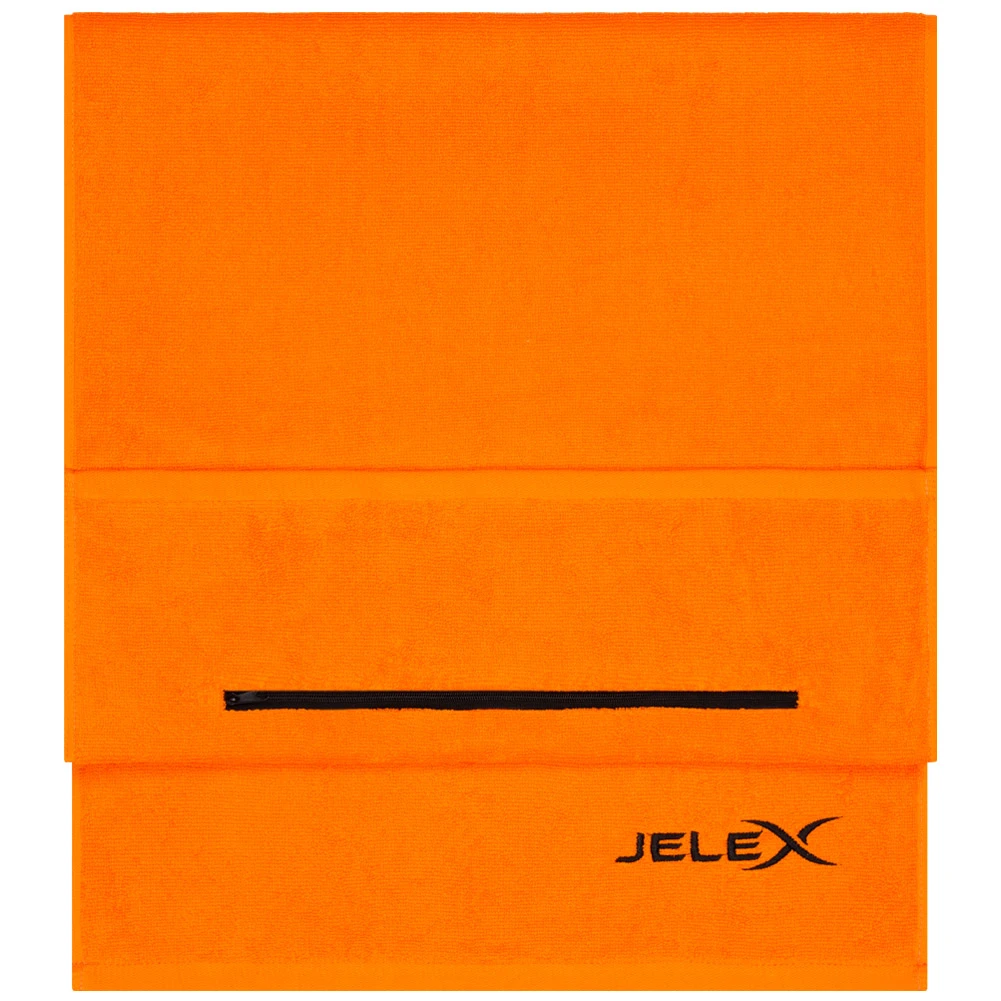 JELEX "100FIT" Asciugamano Da Palestra Con Tasca Arancione 4 JELEX "100FIT" Asciugamano Da Palestra Con Tasca Arancione - immagine 4