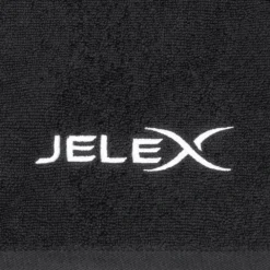 JELEX "100FIT" Asciugamano Da Palestra Con Tasca Nero -Negozio al dettaglio Zeus JLX 92 4