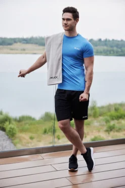 JELEX "100FIT" Asciugamano Da Palestra Con Tasca Grigio -Negozio al dettaglio Zeus JLX 93 2 2 NEWDrBiusDQCTkMq