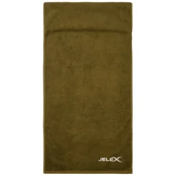 JELEX "100FIT" Asciugamano Da Palestra Con Tasca Verde Militare
