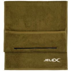 JELEX "100FIT" Asciugamano Da Palestra Con Tasca Verde Militare -Negozio al dettaglio Zeus JLX 97 3iui2iWeryjrD5