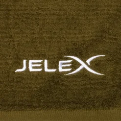 JELEX "100FIT" Asciugamano Da Palestra Con Tasca Verde Militare -Negozio al dettaglio Zeus JLX 97 4LCJSztejnSeLo