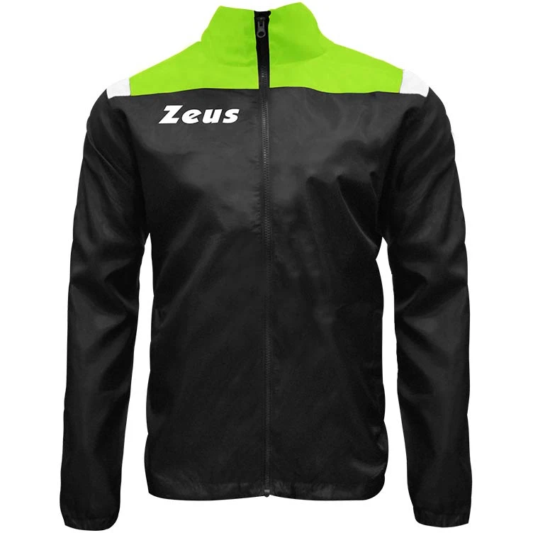 Zeus Vesuvio Giacca Da Pioggia Nero Verde Neon 1 Zeus Vesuvio Giacca Da Pioggia Nero Verde Neon