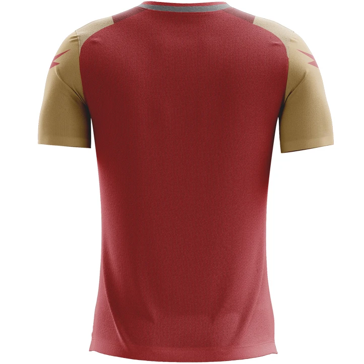 Zeus Kit Hero Set Da Calcio Con Shorts Oro Rosso 2 Zeus Kit Hero Set Da Calcio Con Shorts Oro Rosso - immagine 2