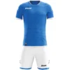 Zeus Icon Teamwear Set Maglia Con Pantaloncini Luce Bianca Royal Blue