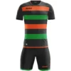 Zeus Icon Teamwear Set Maglia Con Pantaloncini Nero Arancio Verde