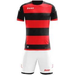 Zeus Icon Teamwear Set Maglia Con Pantaloncini Rosso Nero