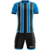Zeus Icon Teamwear Set Maglia Con Pantaloncini Royal Blue Nero