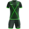 Zeus Icon Teamwear Set Maglia Con Pantaloncini Verde Verde Neon
